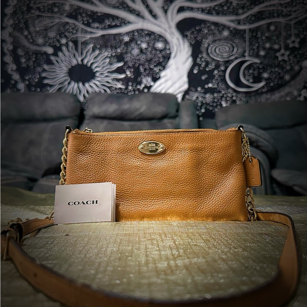 Coach Vintage Tan Crossbody Bag